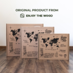 Eine Weltkarte aus Holz OAK – Bild 15